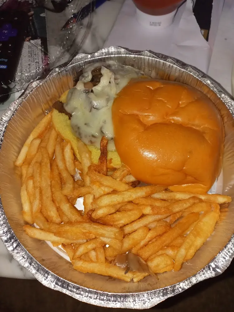 Mushroom and Swiss Burger
