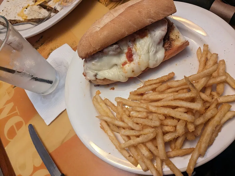 Shrimp Parmesan Sandwich